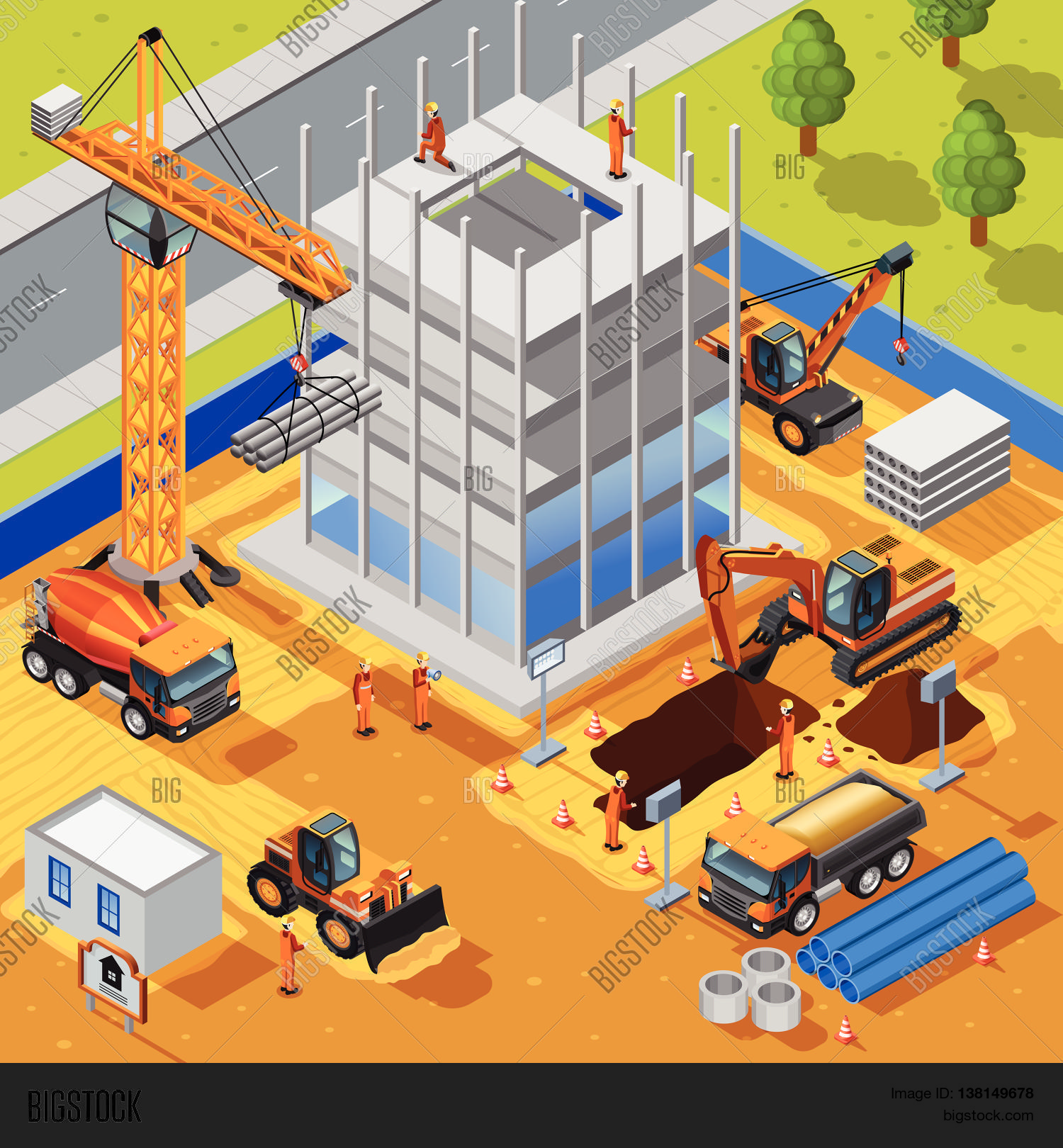 Construction Vector & Photo (Free Trial) | Bigstock