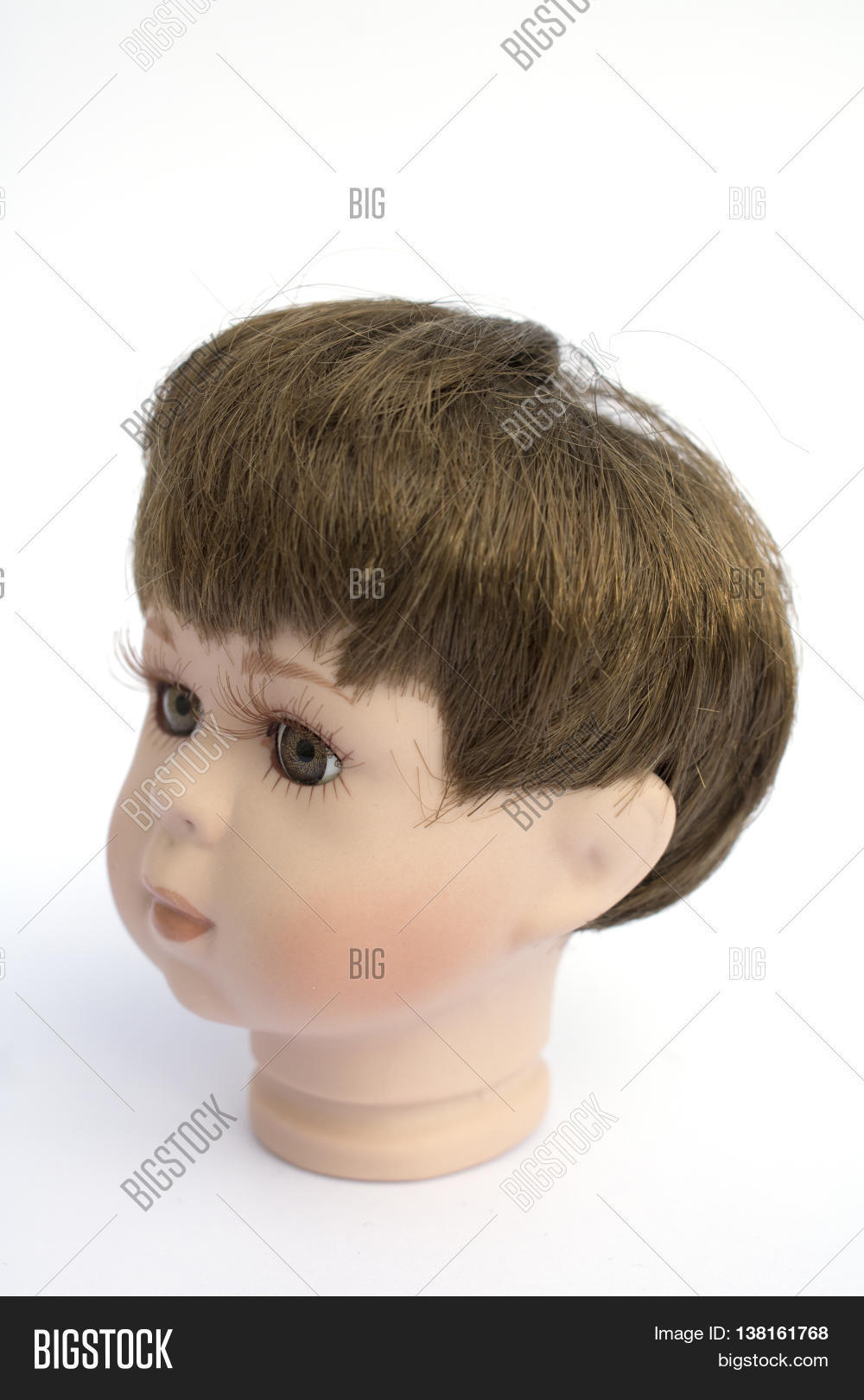 Little Boy Doll Head Image & Photo (Free Trial) Bigstock