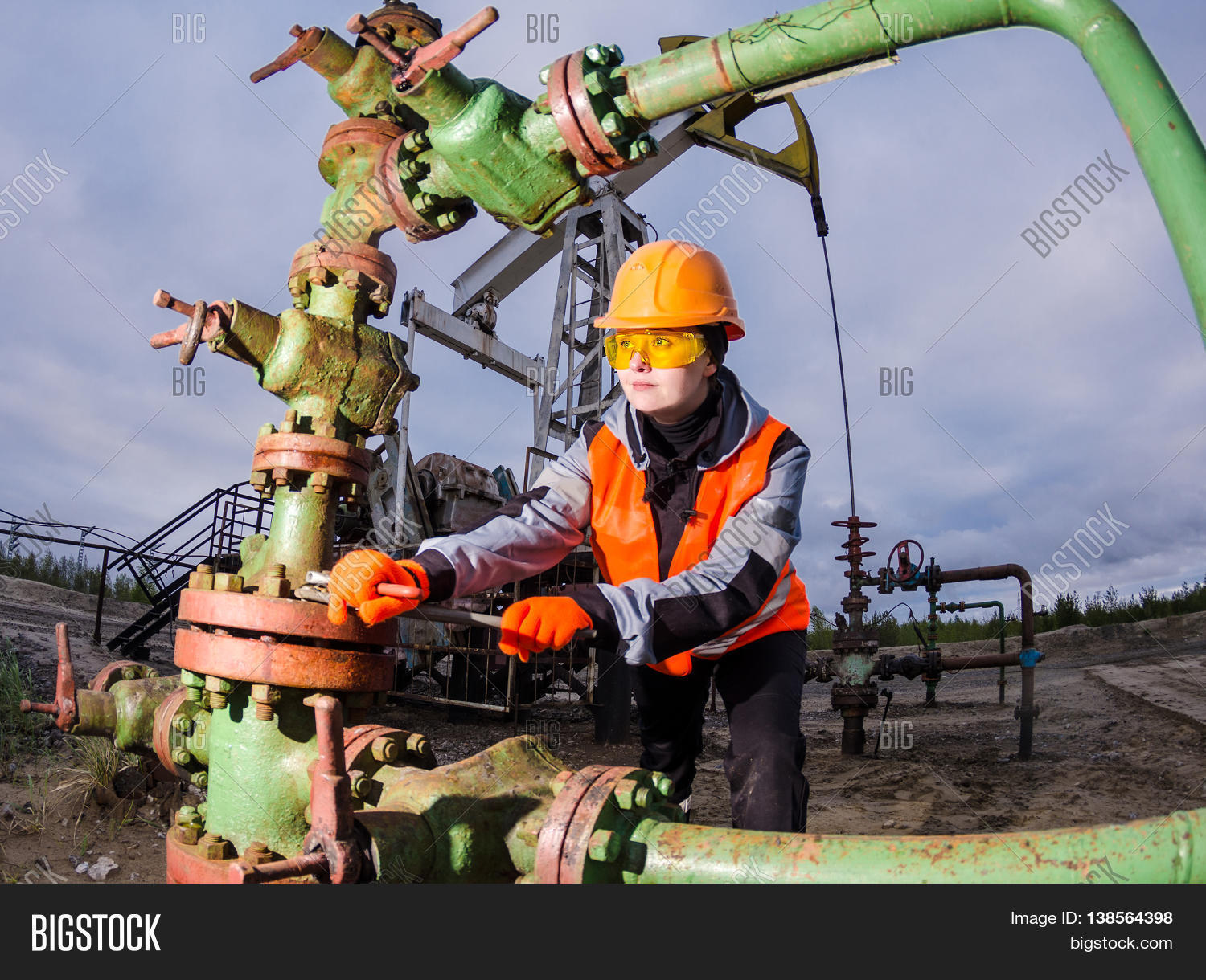 Woman Engineer Oil Image & Photo (Free Trial) Bigstock