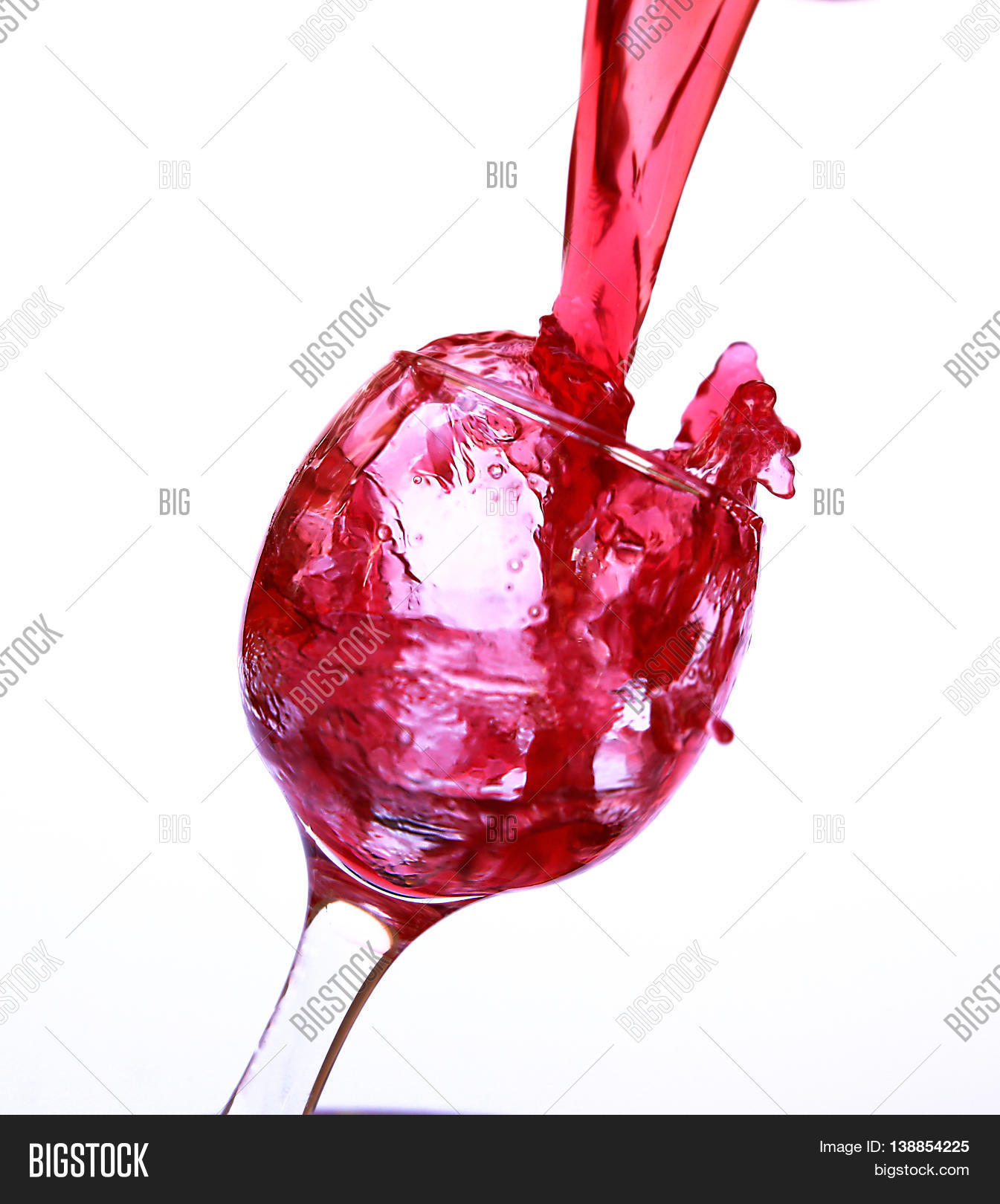 Glasses Sparkling Red Image & Photo (Free Trial) Bigstock