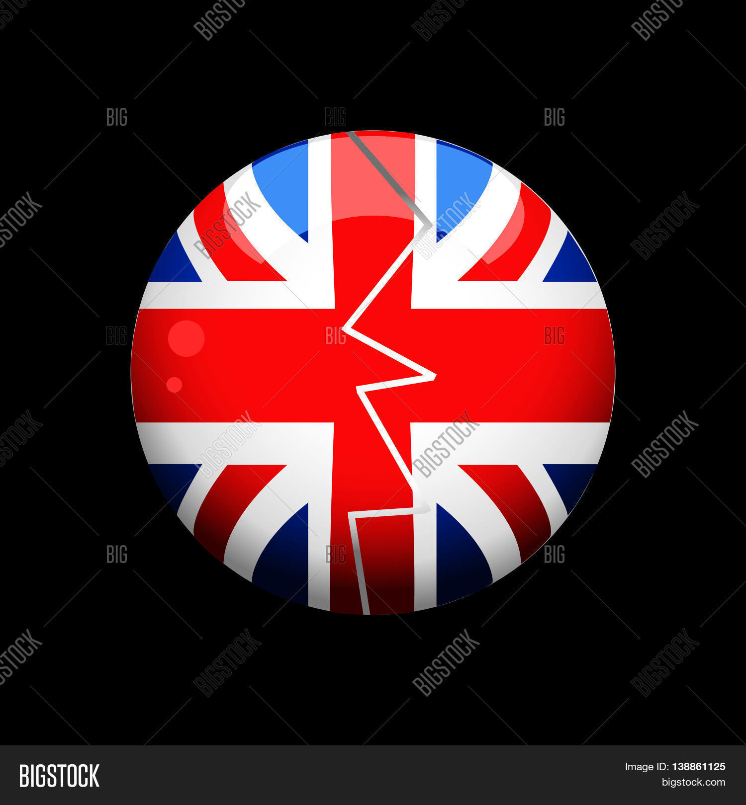 Cracked Broken British Image & Photo (Free Trial) | Bigstock