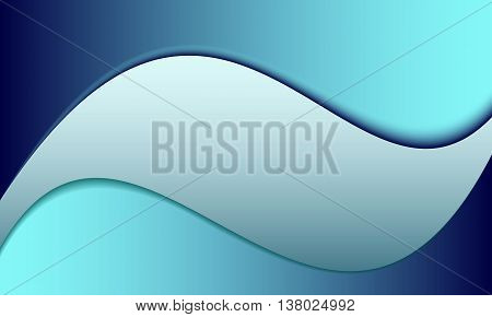 Abstract background with blue wave. Vector illustration for web design desktop wallpaper or website.