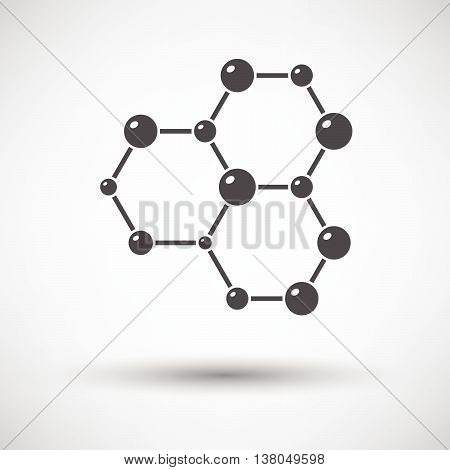 Icon Of Chemistry Hexa Connection Of Atoms