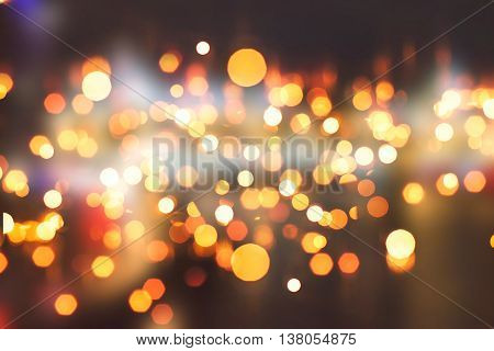 Twinkly Lights and Stars Christmas Background . Holiday festival backdrop