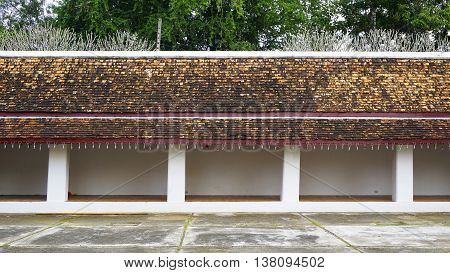 Layering Of Temple Corridor Roof