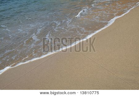 Welle am Strand