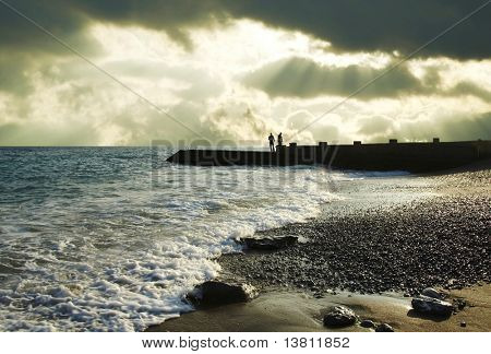 Coastleness Black sea en Crimée