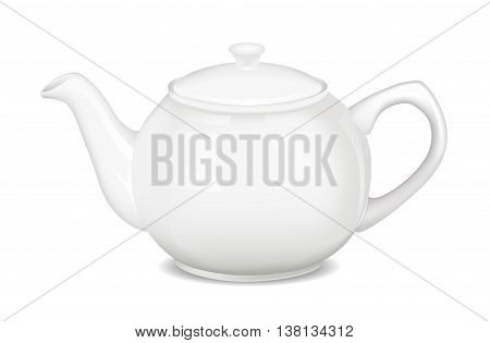 tea pot isolated on a white background
