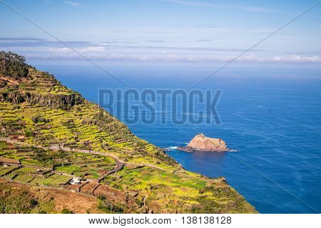 Picturesque Ribeira Da Janela In The North Of Madeira