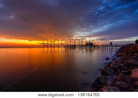 Long exposure image of 