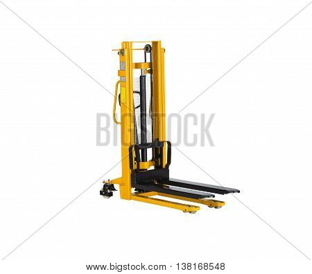 Pallet stacker isolated on a white background
