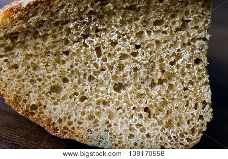 chyorsty bread on a wooden board, can be used for design
