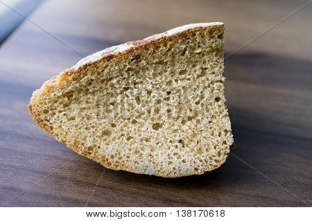 chyorsty bread on a wooden board, can be used for design