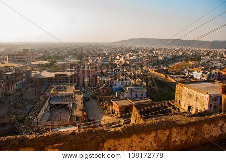 Monkey Temple. Jaipur. India.