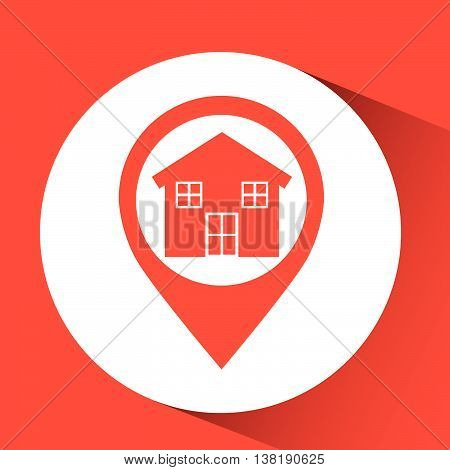 sale house home sold business isolated, vector illustration