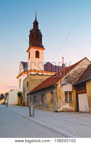 Church in Uhersky Ostroh, Moravia, Czech Republic.