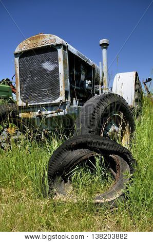 BARNESVILLE, MINNESOTA, June 15, 2016: In 1902 McCormick Deering became a trademark name of a line of tractors and farm machinery manufactured by the International Harvester Co.