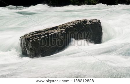 Niagara River At White Water Walk In Canada