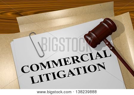 Commercial Litigation Concept