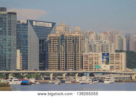 the Kwun Tong business area at 2016