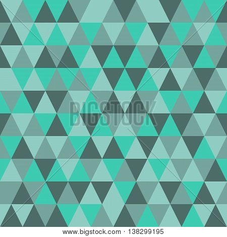 Seamless triangle pattern. Decorative geometric abstract texture. Vector background