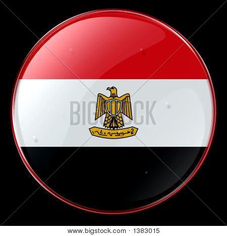 Botão de bandeira do Egito