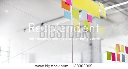 Resplendent Dizzying Brightly Colorful Multicolored Concept