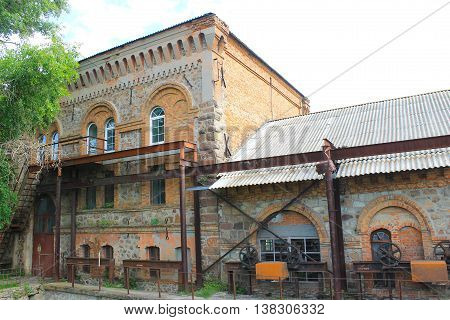 Old water mill in Migeya village Ukraine
