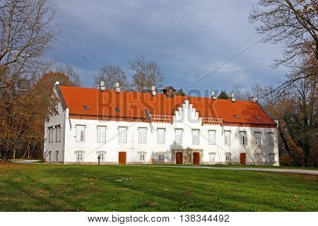 Novi Dvori Castle built in the 16th century Zapresic Croatia