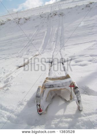 Trenó na neve
