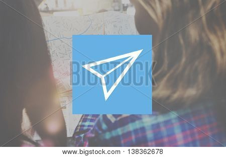 Paper Airplane Rocket Launce Growth Success Startup Concept