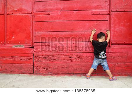 Hub Ho Hin is the name of the old red painted mill of Songkhla Province, Thailand.