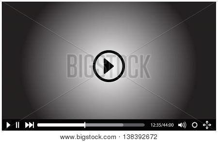 Video Player vcr video connection symbol computer icon vector