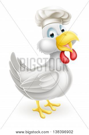 Cartoon Chef Chicken