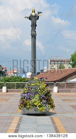 Sofia City Center Serdika Area with Saint Sofia Statue, Bulgaria