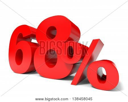 Red Sixty Eight Percent Off. Discount 68%.