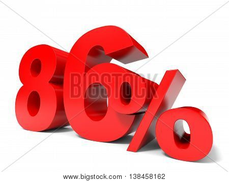 Red Eighty Six Percent Off. Discount 86%.