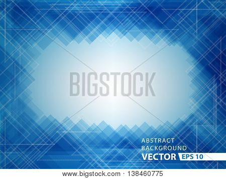 Blue Technology Abstract Background Vector Design