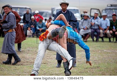 Hold összege, Mongólia - július 25.: hagyományos mongol harci fesztivál július 25, 2010-ban hold összege, 