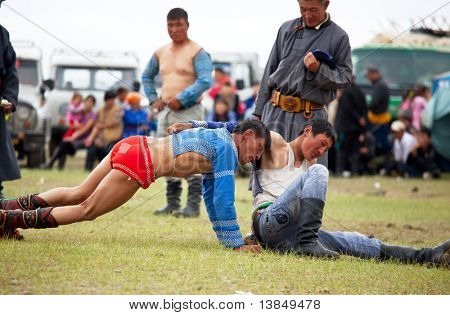 Hold összege, Mongólia - július 25.: hagyományos mongol harci fesztivál július 25, 2010-ban hold összege, 