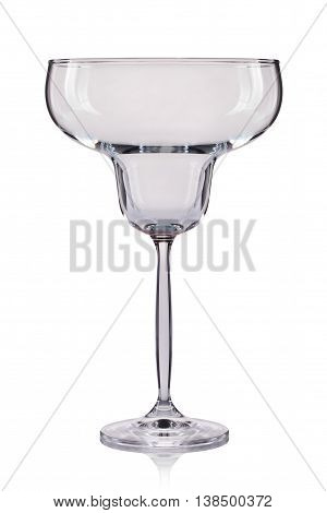 Empty wine glass. isolated on a white background.
