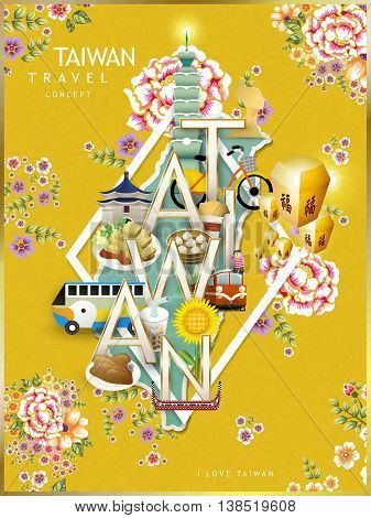 Taiwan Travel Concept