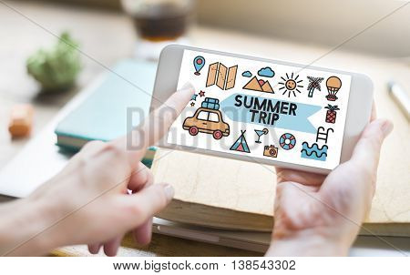 Travel Vacation Sun Fun Enjotment Concept