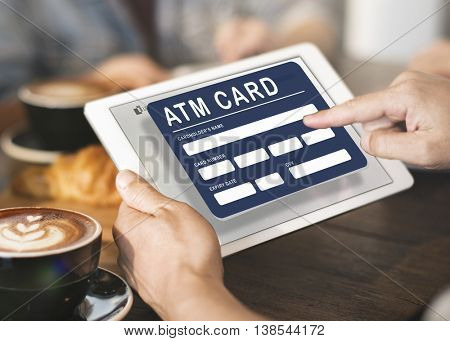 Account ATM Card Bank Finance Concept