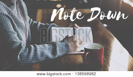 Note Memo Plan To-Do Message Concept