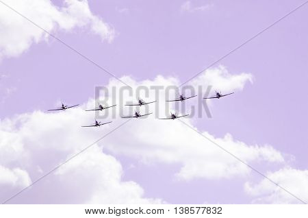 Aerobatic fly wings Athens Greece Tatoi airport 2015 Sep