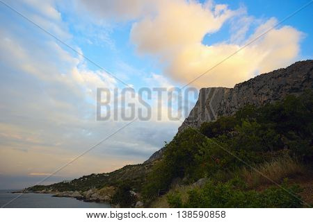 At The Foot Of Mount Kush-kaya, Crimea .