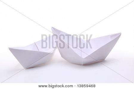 3 종이 배송에 고립 된 화이트