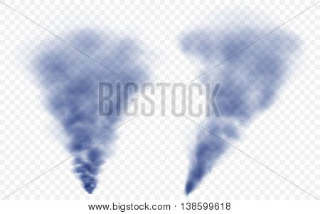 Translucent Blue Smoke