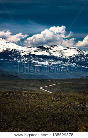 Blue Star Highway To Mono Lake California Overlook